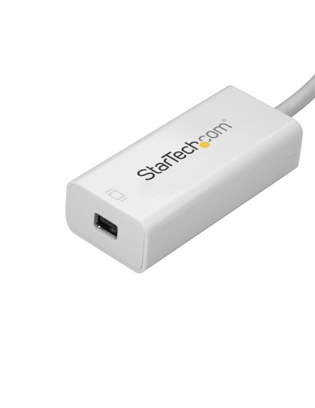 StarTech.com Adaptador USBC a Mini DisplayPort - Adaptador de Vídeo USB Tipo C a Mini DP - 4K 60Hz - Blanco