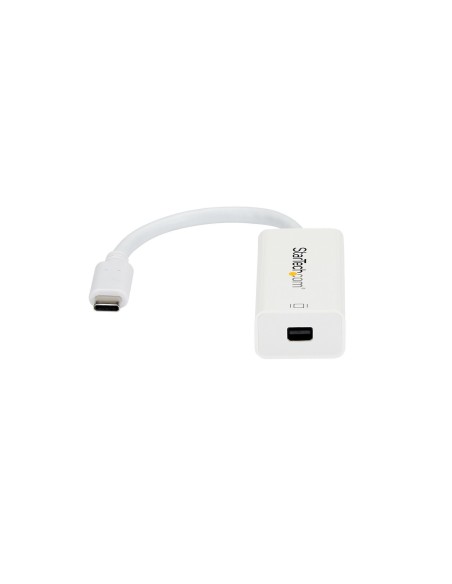 StarTech.com Adaptador USBC a Mini DisplayPort - Adaptador de Vídeo USB Tipo C a Mini DP - 4K 60Hz - Blanco