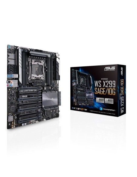ASUS WS X299 SAGE 10G placa base para servidor y estación de trabajo Intel® X299 LGA 2066 (Socket R4) CEB