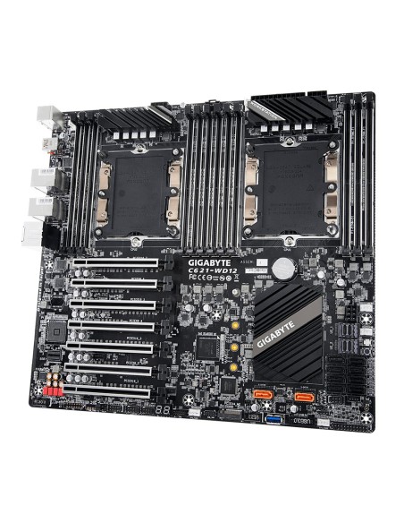Gigabyte C621-WD12 placa base para servidor y estación de trabajo Intel® C621 LGA 3647 (Socket P) EEB
