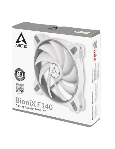ARCTIC BioniX F140 Carcasa del ordenador Ventilador 14 cm Gris, Blanco