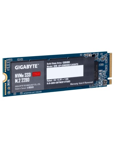 Gigabyte GP-GSM2NE3128GNTD unidad de estado sólido M.2 128 GB PCI Express 3.0 NVMe