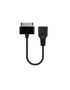 Nanocable 10.10.4000 cable de teléfono móvil Samsung 30-pin USB A Negro 0,15 m