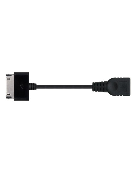 Nanocable 10.10.4000 cable de teléfono móvil Samsung 30-pin USB A Negro 0,15 m
