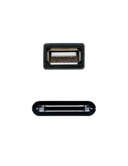 Nanocable 10.10.4000 cable de teléfono móvil Samsung 30-pin USB A Negro 0,15 m