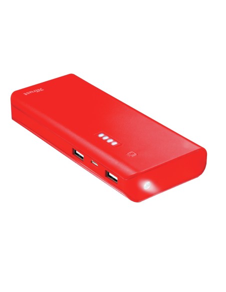Trust Primo 10000 mAh batería externa Ión de litio Rojo
