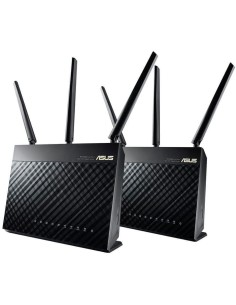 ASUS RT-AC68U router inalámbrico Gigabit Ethernet Doble banda (2,4 GHz   5 GHz) Negro