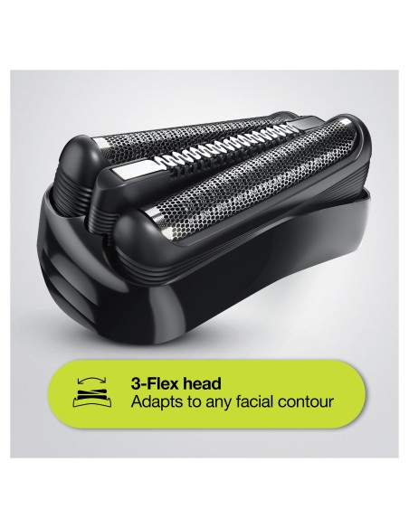 Braun Series 3 81702942 afeitadora Máquina de afeitar de láminas Recortadora Negro, Verde