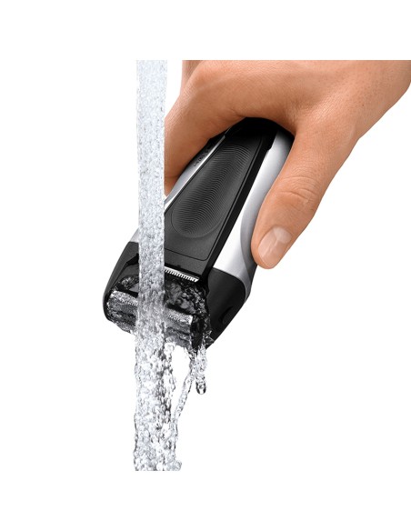 Braun Series 1 81282037 afeitadora Máquina de afeitar de láminas Recortadora Negro, Azul