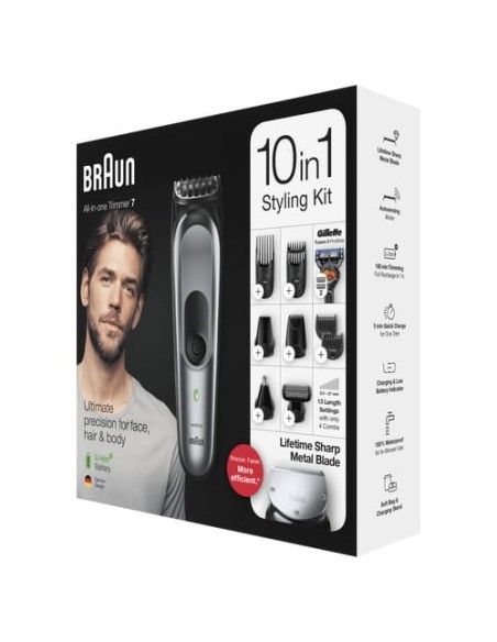 Braun 81705167 cortadora de pelo y maquinilla Negro, Gris
