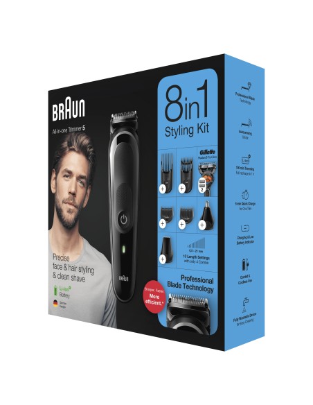Braun 81705165 cortadora de pelo y maquinilla Negro, Gris