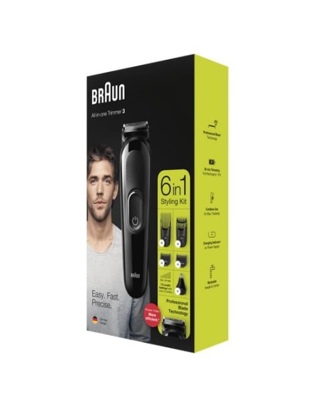 Braun 81705177 cortadora de pelo y maquinilla Negro