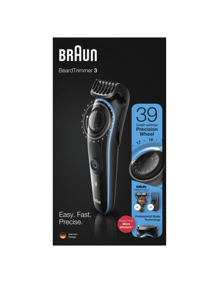 Braun 81705178 depiladora para la barba Negro, Azul
