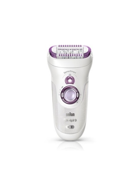 Braun Silk-épil 9 SensoSmart 9 700 40 pinzas Violeta, Blanco