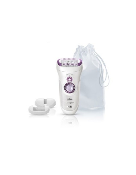 Braun Silk-épil 9 SensoSmart 9 700 40 pinzas Violeta, Blanco