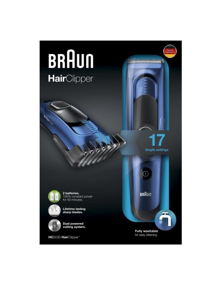 Braun HC5030 Negro, Azul