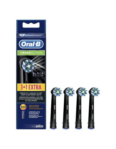 Oral-B 80326534 cepillo de cabello 4 pieza(s) Negro
