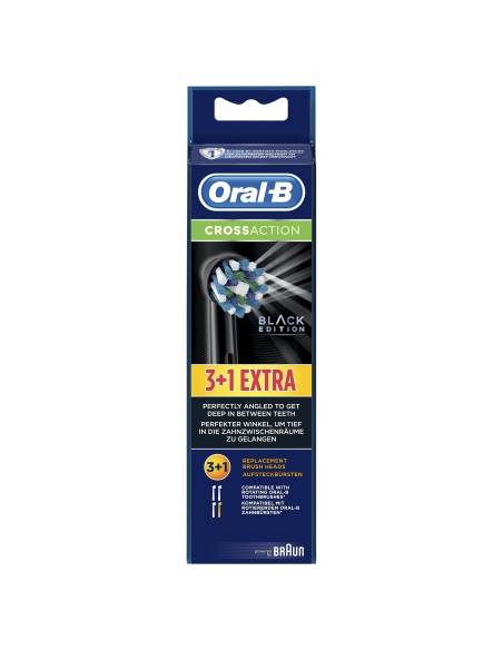 Oral-B 80326534 cepillo de cabello 4 pieza(s) Negro