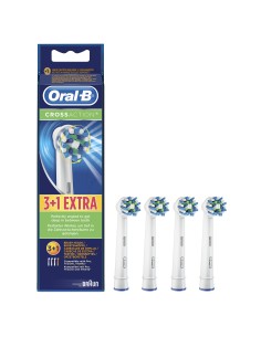 Oral-B CrossAction 80250705 cepillo de cabello 4 pieza(s) Azul, Blanco