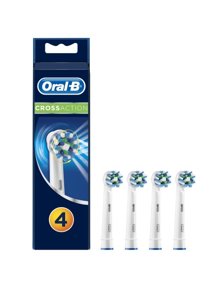 Oral-B CrossAction 80250705 cepillo de cabello 4 pieza(s) Azul, Blanco