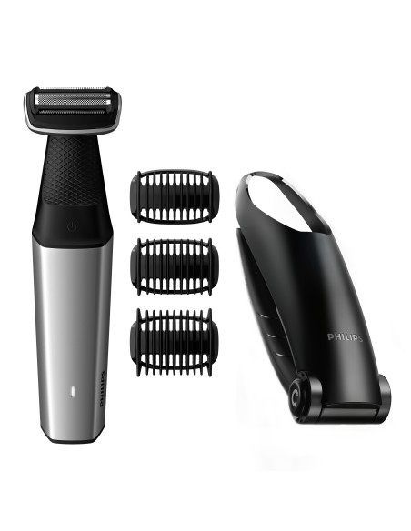 Philips BODYGROOM Series 5000 Afeitadora corporal suave con la piel y apta para la ducha