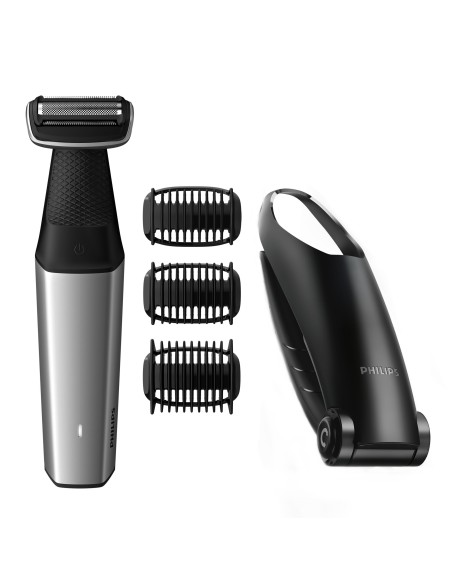 Philips BODYGROOM Series 5000 Afeitadora corporal suave con la piel y apta para la ducha