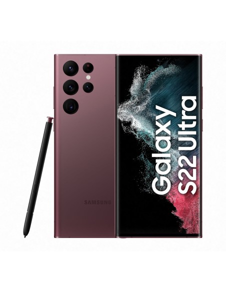 Samsung Galaxy S22 Ultra SM-S908B 17,3 cm (6.8") SIM doble Android 12 5G USB Tipo C 12 GB 256 GB 5000 mAh Borgoña