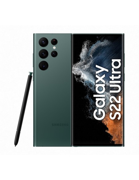 Samsung Galaxy S22 Ultra SM-S908B 17,3 cm (6.8") SIM doble Android 12 5G USB Tipo C 12 GB 256 GB 5000 mAh Verde
