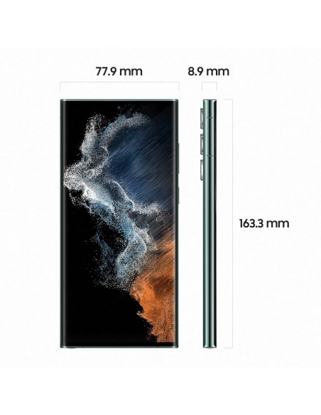 Samsung Galaxy S22 Ultra SM-S908B 17,3 cm (6.8") SIM doble Android 12 5G USB Tipo C 12 GB 256 GB 5000 mAh Verde