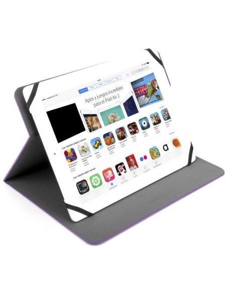 NGS Purple Papiro Plus 25,6 cm (10.1") Folio Gris, Púrpura