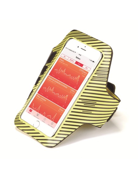 NGS Sprintter funda para teléfono móvil 12,7 cm (5") Brazalete caso Marrón, Amarillo