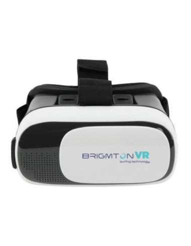 Brigmton BRV 100 Gafas de realidad virtual Negro, Blanco 330 g