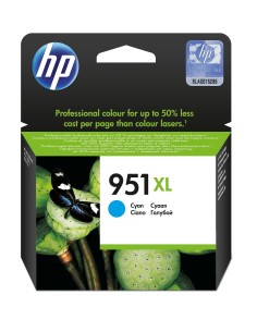 HP Cartucho de tinta original 951XL alta capacidad cian