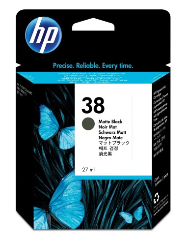 HP Cartucho de tinta original 38 pigmentada negro mate