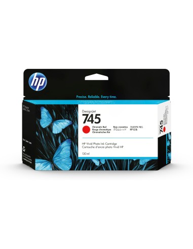 HP 745 cartucho de tinta Original Rendimiento estándar Rojo