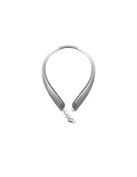 LG Tone Platinum auriculares para móvil Binaural Banda cuello Plata Inalámbrico