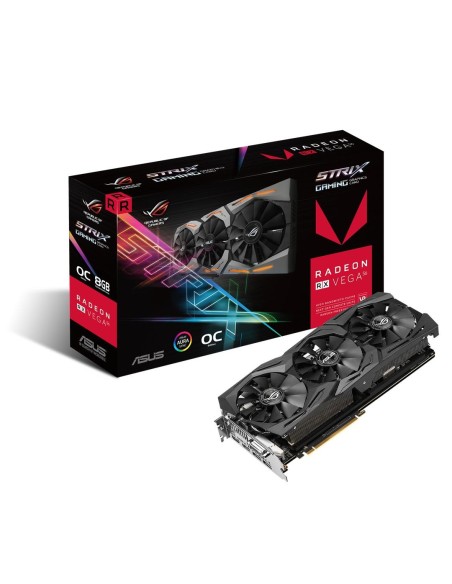 ASUS ROG-STRIX-RXVEGA56-O8G-GAMING AMD Radeon RX Vega 56 8 GB Memoria de alto ancho de banda de segunda generación (HBM2)