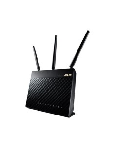 ASUS RT-AC68U router inalámbrico Gigabit Ethernet Doble banda (2,4 GHz   5 GHz) Negro