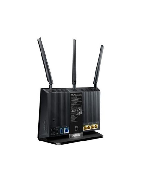 ASUS RT-AC68U router inalámbrico Gigabit Ethernet Doble banda (2,4 GHz   5 GHz) Negro