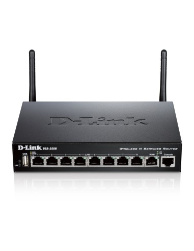 D-Link DSR-250N router inalámbrico Gigabit Ethernet Banda única (2,4 GHz) Negro