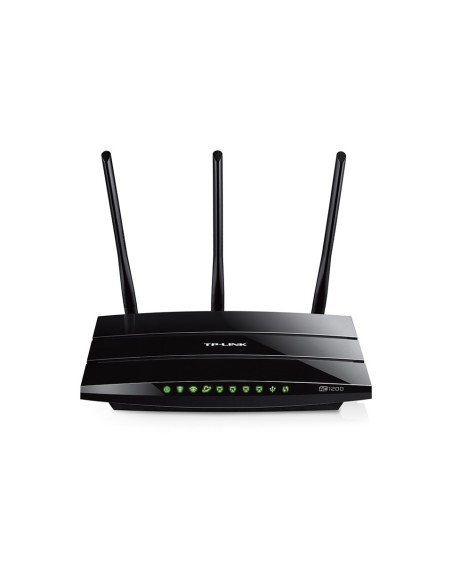 TP-LINK Archer C1200 router inalámbrico Gigabit Ethernet Doble banda (2,4 GHz   5 GHz) Negro