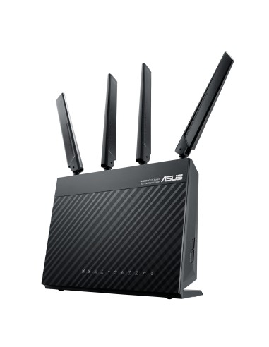 ASUS 4G-AC68U router inalámbrico Gigabit Ethernet Doble banda (2,4 GHz   5 GHz) 3G Negro