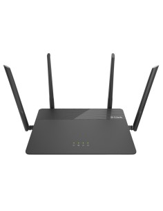 D-Link EXO AC1900 MU-MIMO router inalámbrico Doble banda (2,4 GHz   5 GHz) Gigabit Ethernet Negro