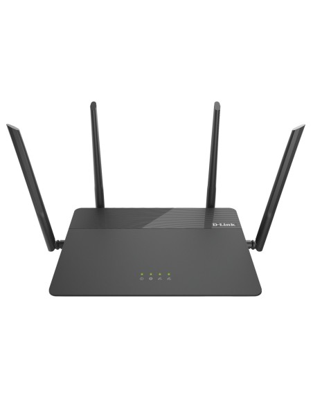 D-Link EXO AC1900 MU-MIMO router inalámbrico Doble banda (2,4 GHz   5 GHz) Gigabit Ethernet Negro