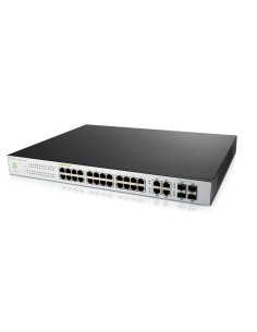 Zyxel NSW100-28P Gestionado L2 Gigabit Ethernet (10 100 1000) Negro, Gris Energía sobre (PoE)