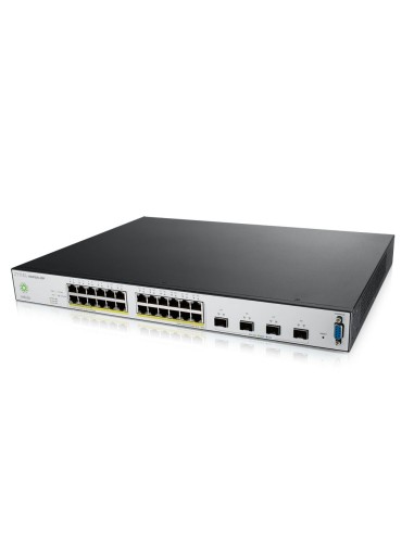 Zyxel NSW200-28P Gestionado L2 Gigabit Ethernet (10 100 1000) Energía sobre Ethernet (PoE) Negro, Gris