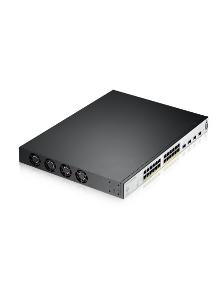 Zyxel NSW200-28P Gestionado L2 Gigabit Ethernet (10 100 1000) Energía sobre Ethernet (PoE) Negro, Gris