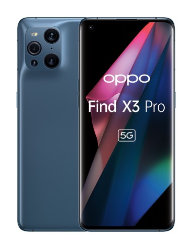 OPPO Find X3 Pro 17 cm (6.7") SIM doble ColorOS 11.2 5G USB Tipo C 12 GB 256 GB 4500 mAh Azul