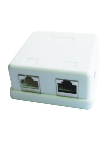 iggual PSINCAC-FS-SMB2 caja de conexiones red Cat6 Blanco