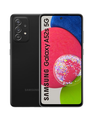 Samsung Galaxy A52s 5G SM-A528B 16,5 cm (6.5") Ranura híbrida Dual SIM Android 11 USB Tipo C 6 GB 128 GB 4500 mAh Negro